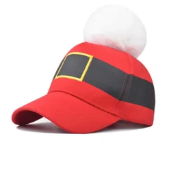 Holocky Santa Baseballkeps Unisex Julhattar Vintage Jul Baseballkeps med Pompom><noscript><img width=