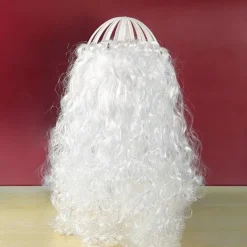 Santa Claus Fake Skägg Vit Skägg Dress Up Rekvisita> Tillbehör