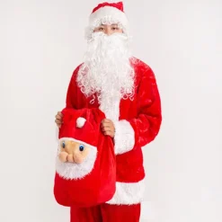 Santa Claus Fake Skägg Vit Skägg Dress Up Rekvisita> Tillbehör
