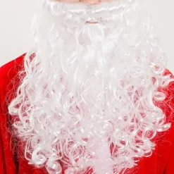 Santa Claus Fake Skägg Vit Skägg Dress Up Rekvisita><noscript><img width=