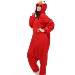 Sesam Street Cookie Monster Vuxen Pyjamasdräkt> Dräkter