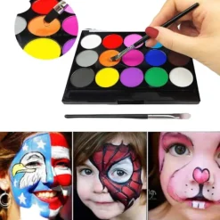 Set Ansiktsfärg kompatibel med barn> Smink