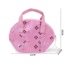 Set för barn Flickor Plånböcker - Söta utklädningssmink Mini Väskor Leksaker Mobil Plånbok><noscript><img width=