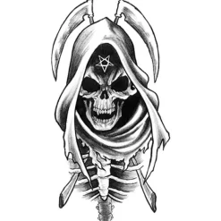 INF Set med 14 tillfälliga tatueringar - anpassningsbara mönster><noscript><img width=