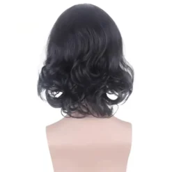 Severus Snape Svart Kort Lockig Stil Cosplay Peruk Kostymer Profes><noscript><img width=