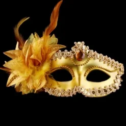 Jettbuying Sexig diamant venetiansk mask Venedig fjäder blomma bröllop Carniv onesize><noscript><img width=