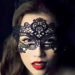 Sexig Jumpsuit i Ett Stycke Öppen Gren Fisknätsunderkläder Erotiska Kläder för Kvinnor Plus Size Romper Halterneck Mesh Bodysuit> Masker