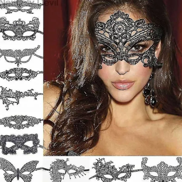 Sexig Leksakskostym Spets Ögonmask Maskerad> Masker