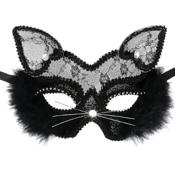Sexig Spetsmaskerad Mask Kattmask Venetiansk Mask För Maskeradfest Halloween Jul Karneval Gudinna> Masker