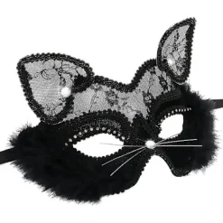 Sexig Spetsmaskerad Mask Kattmask Venetiansk Mask För Maskeradfest Halloween Jul Karneval Gudinna> Masker