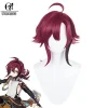 Shikanoin Heizou Cosplay Wig Genshin Impact Shikanoin Heizou Cosplay Wig Men 55cm Headwear Heat Resistant Synthetic Hair SWPF> Peruker