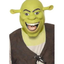 FMYSJ Shrek Latex Mask, One Size (FMY)> Masker