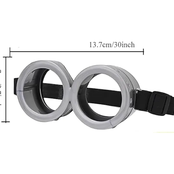 Silver Minion Glasögon Maskerad Rekvisita Halloween Kostym Rekvisita> Tillbehör