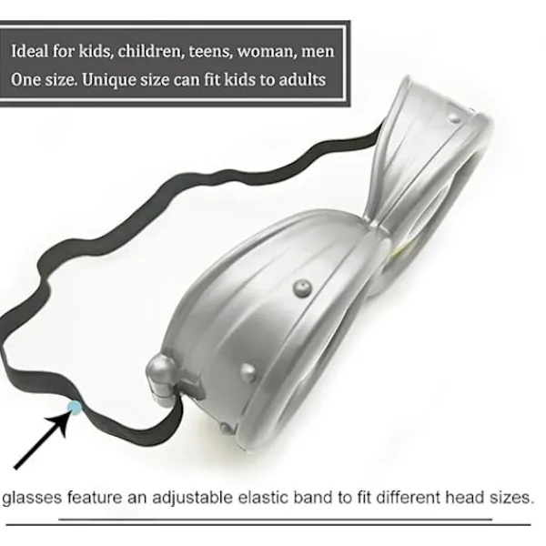 Silver Minion Glasögon Maskerad Rekvisita Halloween Kostym Rekvisita> Tillbehör