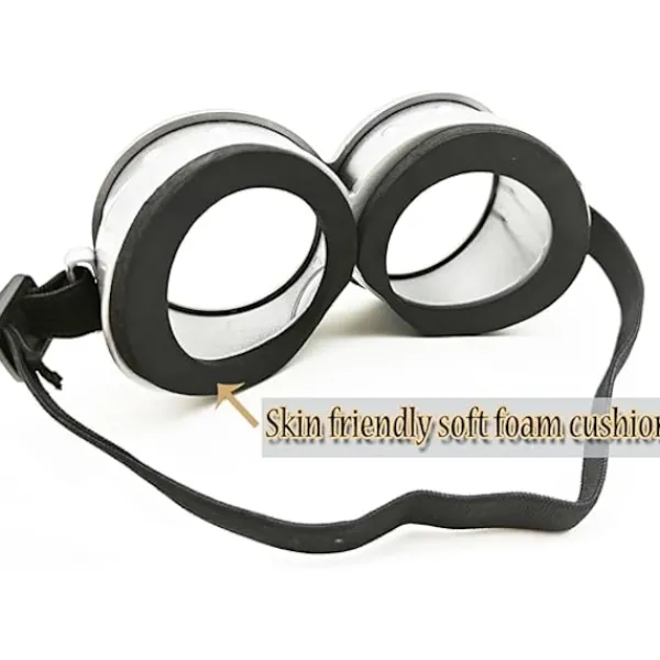 Silver Minion Glasögon Maskerad Rekvisita Halloween Kostym Rekvisita> Tillbehör