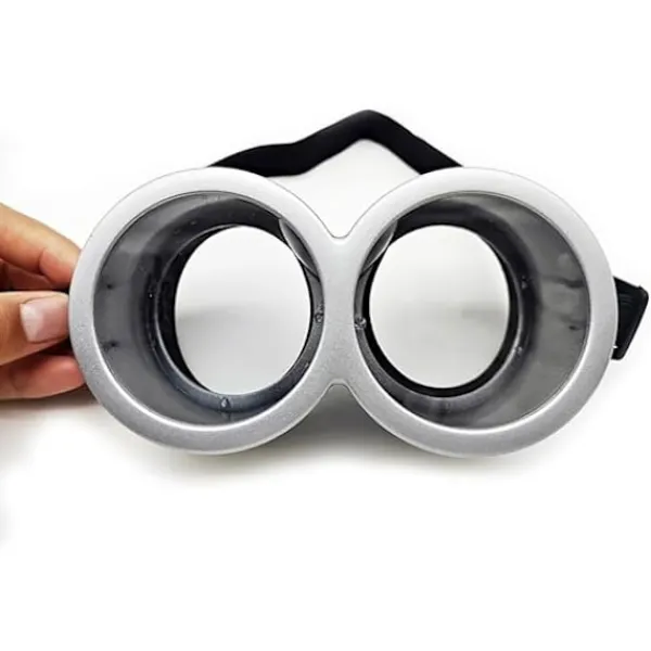 Silver Minion Glasögon Maskerad Rekvisita Halloween Kostym Rekvisita> Tillbehör