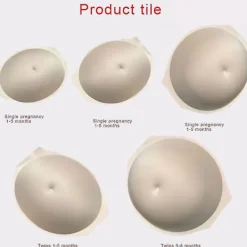 unbranded Simulerad gravid mage Tummy Bump skådespelare Cosplay rekvisita andningsbar scenframträdande><noscript><img width=