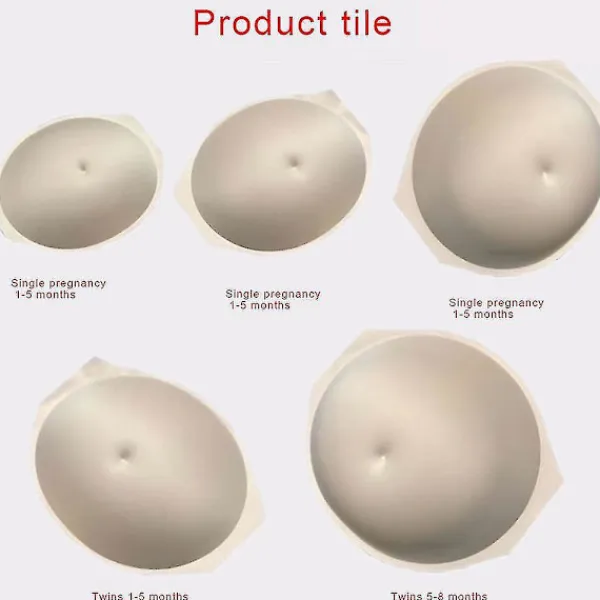 unbranded Simulerad gravid mage Tummy Bump skådespelare Cosplay rekvisita andningsbar scenframträdande> Tillbehör