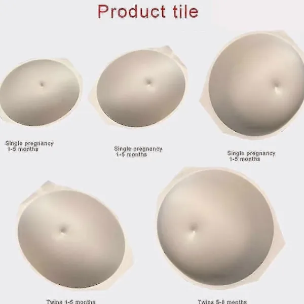 Simulerad Gravidmage Magebula Skådespelare Cosplay Rekvisita Andningsbar Scenföreställning - Perfekt S> Tillbehör