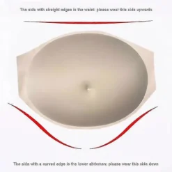 Simulerad Gravidmage Magfyllning Skådespelare Cosplay Rekvisita Andningsbar Scenföreställning-u><noscript><img width=