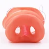 Simulerad grisnäsa med elastiskt band, kostymdjurmask, Halloween-festrekvisita (1 st)> Masker
