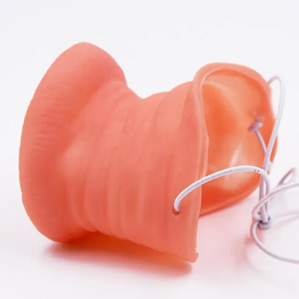Simulerad grisnäsa med elastiskt band, kostymdjurmask, Halloween-festrekvisita (1 st)> Masker