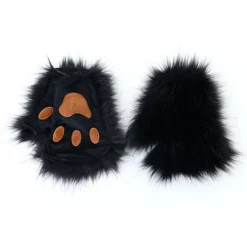 Simulerad Plysch Räv Öra Hårband & Svans Cosplay Kostym Set[JSR]><noscript><img width=