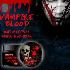 LBSS Simulering Blod Halloween Maskerad rekvisita Cosplay Klänning Fest Smink För män Kvinnor Barn> Smink