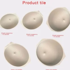 Simulering Gravid mage Mage Bump Skådespelare Cosplay rekvisita Andas Stage Performance><noscript><img width=