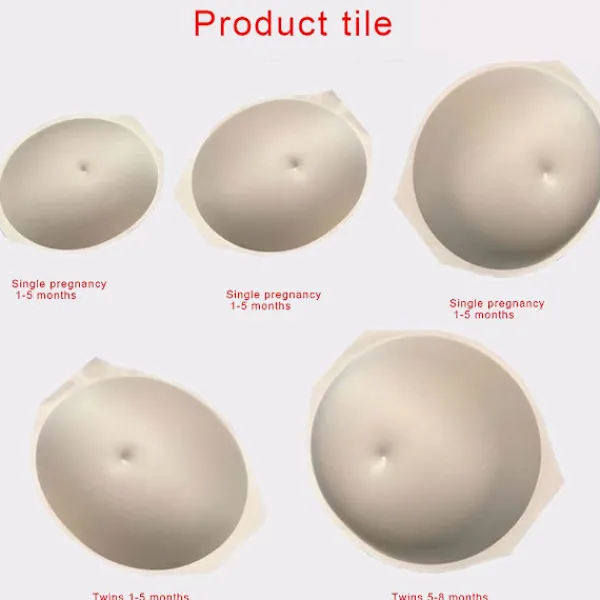 Simulering Gravid mage Mage Bump Skådespelare Cosplay rekvisita Andas Stage Performance> Smink