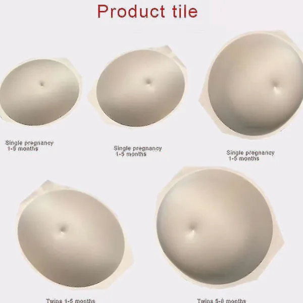 Simulering Gravid mage Mage Bump Skådespelare Cosplay rekvisita Andas Stage Performance S> Smink