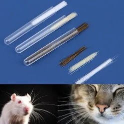 BLE Simulering Katt Skägg Djur Skägg Ull Filt DIY Tillbehör Art black brown 520pcs> Tillbehör