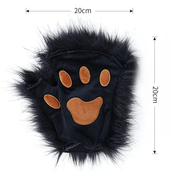 Simulering plysch räv öron pannband svans cos kläder kostym -a> Tillbehör