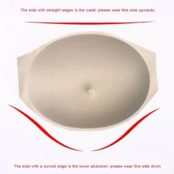 Simulerings Gravidmage Magebula Skådespelare Cosplay Rekvisita Andningsbar Scenföreställning - Perfet L><noscript><img width=