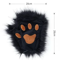 Simulerings plysch räv öron pannband svans cosplay kläder kostym><noscript><img width=