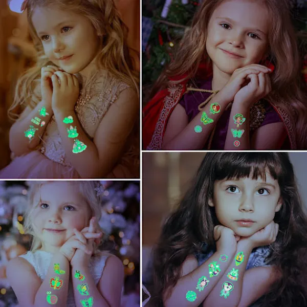 Självlysande UV-tatueringar, Enhörning A_max> Smink