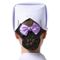 Sjuksköterskehatt Pannband Sjuksköterskemössa Kostym för Sjuksköterskeskola Ceremoni, Nålningsceremoni (Vit)><noscript><img width=