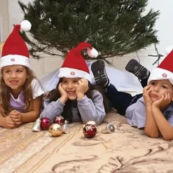 Sjungande och dansande jultomtehatt Nyhet Mössa Musikalisk Rörlig Rolig Present JUL, 100% Ny><noscript><img width=