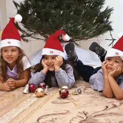 Sjungande och dansande julhatt elektrisk tomtehatt leksak med julmusik><noscript><img width=