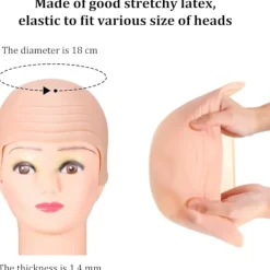 Skallig hätta tjock latexhätta perukhätta - Perfet-PO-><noscript><img width=