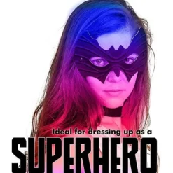 Skeleteen Fladdermus Ögonmask Kostym - Superhjälte Svart Fladdermusmask Utklädningskostym Tillbehör För En> Masker