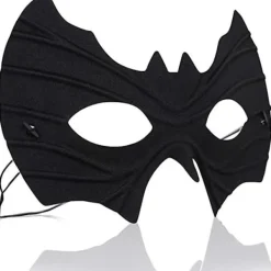 Skeleteen Fladdermus Ögonmask Kostym - Superhjälte Svart Fladdermusmask Utklädningskostym Tillbehör För En><noscript><img width=