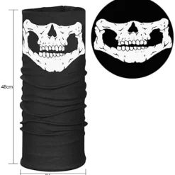 Skeletthandskar och skalle ansiktsmask, skelett halloweenkostym,><noscript><img width=