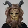FMYSJ Skönheten och Odjuret Film Cosplay Mask Hjälm Helmask Muff Peruk Julmask Karneval Festival Party Kostym Rekvisita (FMY)> Masker