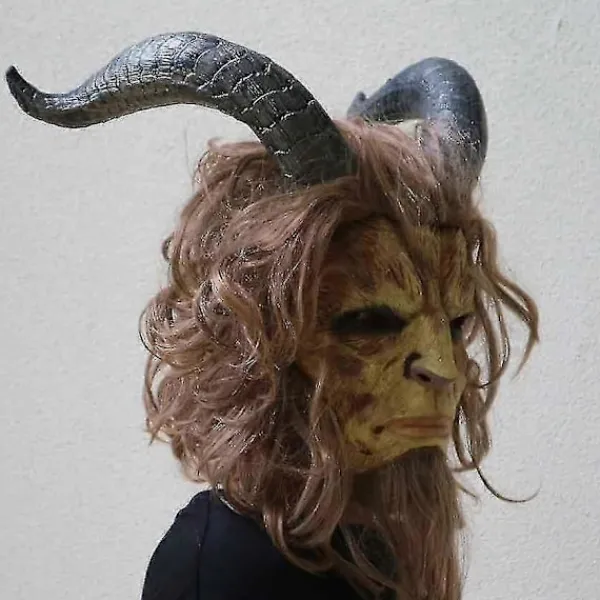 FMYSJ Skönheten och Odjuret Film Cosplay Mask Hjälm Helmask Muff Peruk Julmask Karneval Festival Party Kostym Rekvisita (FMY)> Masker