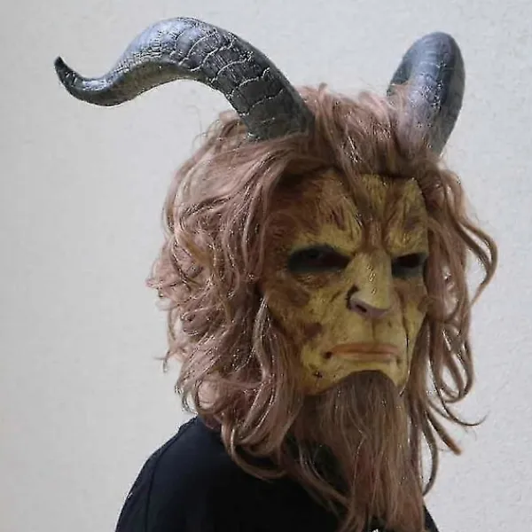 FMYSJ Skönheten och Odjuret Film Cosplay Mask Hjälm Helmask Muff Peruk Julmask Karneval Festival Party Kostym Rekvisita (FMY)> Masker
