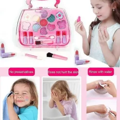 Skönhetskosmetika, sminkverktyg, set med sminklåda> Smink