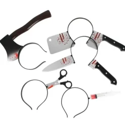 Fashion Hitch Skräck pannband Halloween Dekoration Skrämmande Kniv Halloween Tillbehör Rekvisita><noscript><img width=