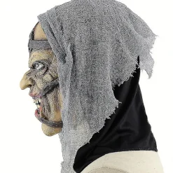 Skräckhäxmask Halloween Terror Latex Mask Läskig Cosplay Kostym Rekvisita Maskeradtillbehör><noscript><img width=