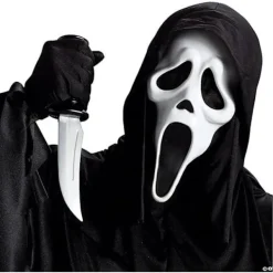 Skräckmask - Halloween Cosplay Skrämmande Rolig Spökmask - Scream Mask_max> Masker